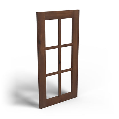Special Order - 24" x 30" Mullion Door Rustic Walnut - DC2430MD GHI GHI Accessories Mullion Door Rustic Walnut Special Order SPRWS