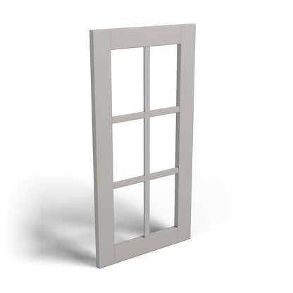 Special Order - 24" x 30" Mullion Door for Diagonal Corner Cabinet Stone Harbor Gray - DC2430MD GHI GHI Accessories Mullion Door Special Order SPSHG Stone Harbor Gray