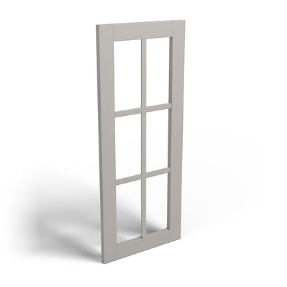 Special Order - 24" x 36" Mullion Door for Diagonal Corner Cabinet Stone Harbor Gray - DC2436 GHI GHI Accessories Mullion Door Special Order SPSHG Stone Harbor Gray