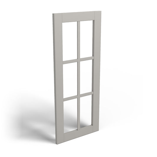 Special Order - 24" x 36" Mullion Door for Diagonal Corner Cabinet Stone Harbor Gray - DC2436 GHI GHI Accessories Mullion Door Special Order SPSHG Stone Harbor Gray