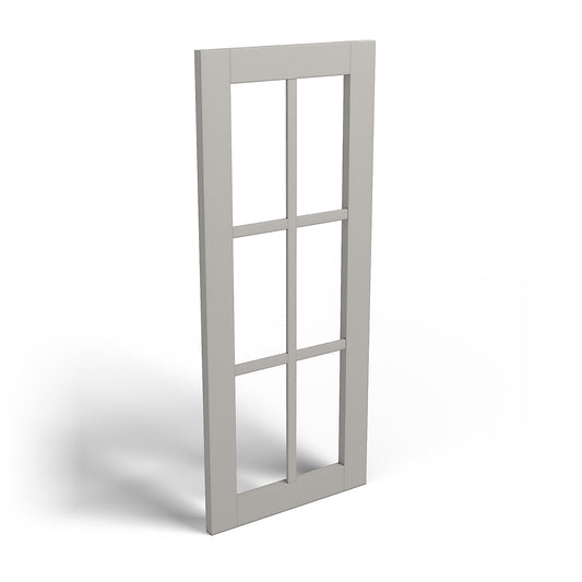 Special Order - 27" x 36" Mullion Door for Diagonal Corner Cabinet Stone Harbor Gray - DC2736 GHI GHI Accessories Mullion Door Special Order SPSHG Stone Harbor Gray