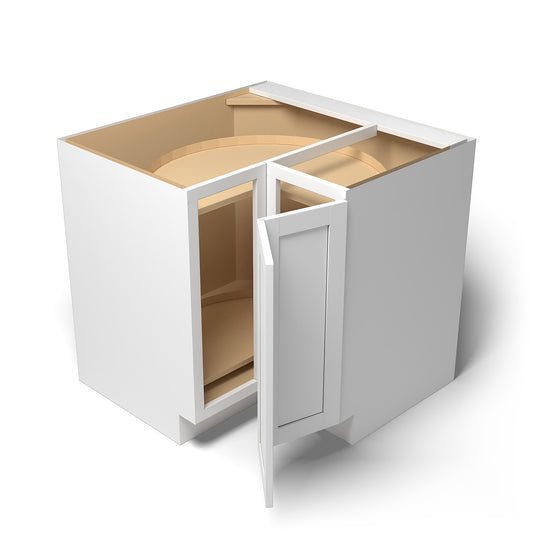 Special Order - 36" X 12" Lazy Susan Arcadia White Shaker - DCB3612 Arcadia White Base Cabinets Corner Base Cabinets GHI Lazy Susan SPACW Special Order