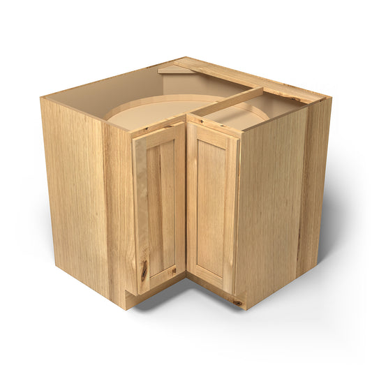 Special Order - 36" x 12" Lazy Susan Corner Base Cabinet Frontier Shaker - DCB3612