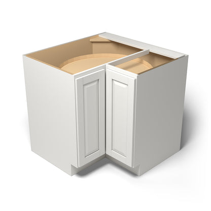 Special Order - 36" x 12" Lazy Susan Corner Base Cabinet Newport White - DCB3612 Base Cabinets Corner Base Cabinets GHI Lazy Susan Newport White Special Order SPNPW