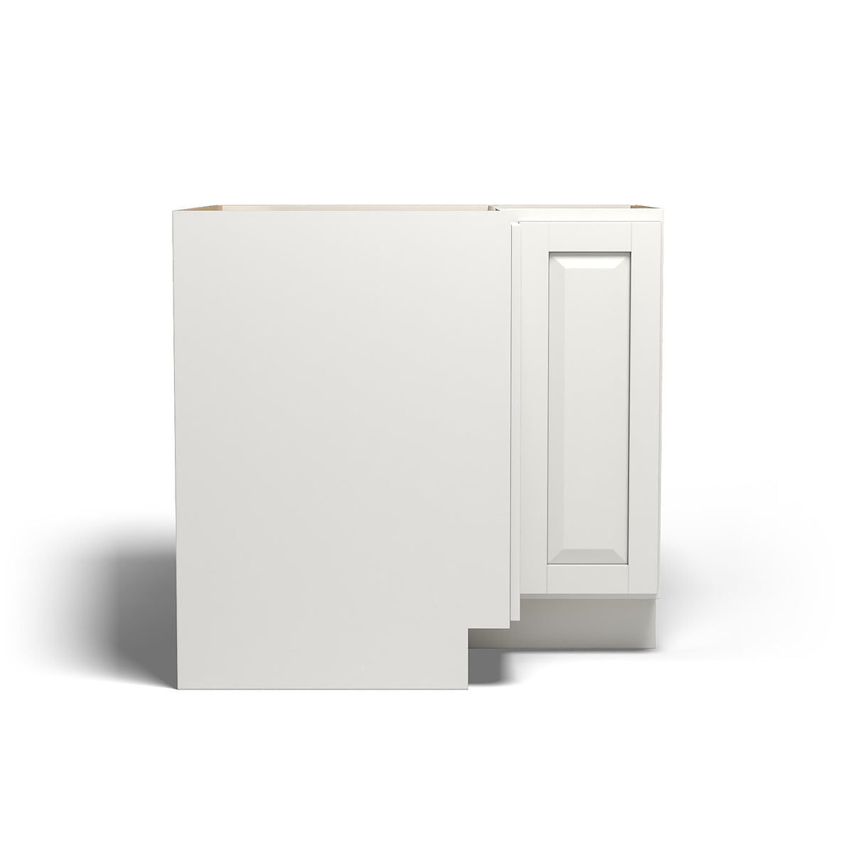 Special Order - 36" x 12" Lazy Susan Corner Base Cabinet Newport White - DCB3612 Base Cabinets Corner Base Cabinets GHI Lazy Susan Newport White Special Order SPNPW
