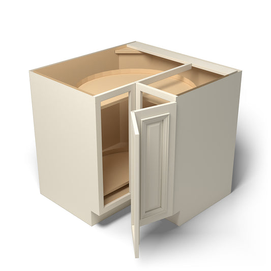 Special Order - 36" X 12" Lazy Susan Nantucket Linen - DCB3612 Base Cabinets Corner Base Cabinets GHI Lazy Susan Nantucket Linen Special Order SPNTL