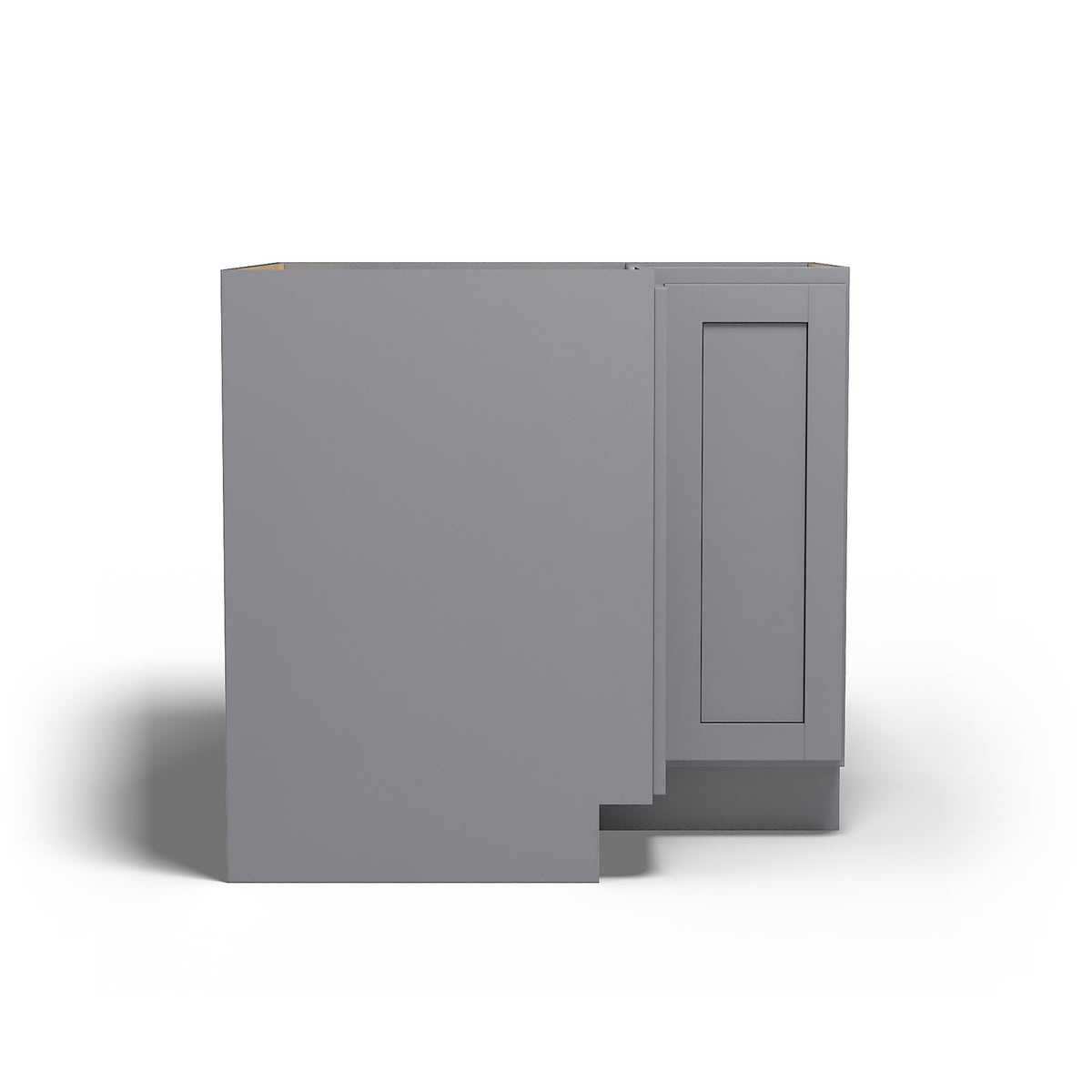 Special Order - 36" x 12" Lazy Susan Corner Base Cabinet Pacific Gray - DCB3612 Base Cabinets Corner Base Cabinets GHI Lazy Susan Pacific Gray Special Order SPPGS