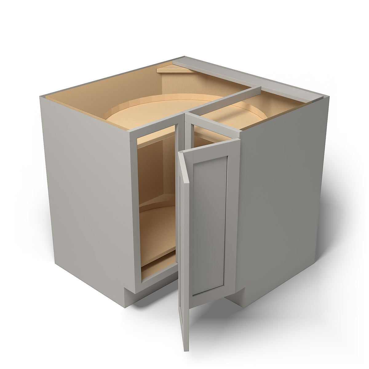 Special Order - 36" X 12" Lazy Susan Stone Harbor Gray - DCB3612 Base Cabinets Corner Base Cabinets GHI Lazy Susan Special Order SPSHG Stone Harbor Gray