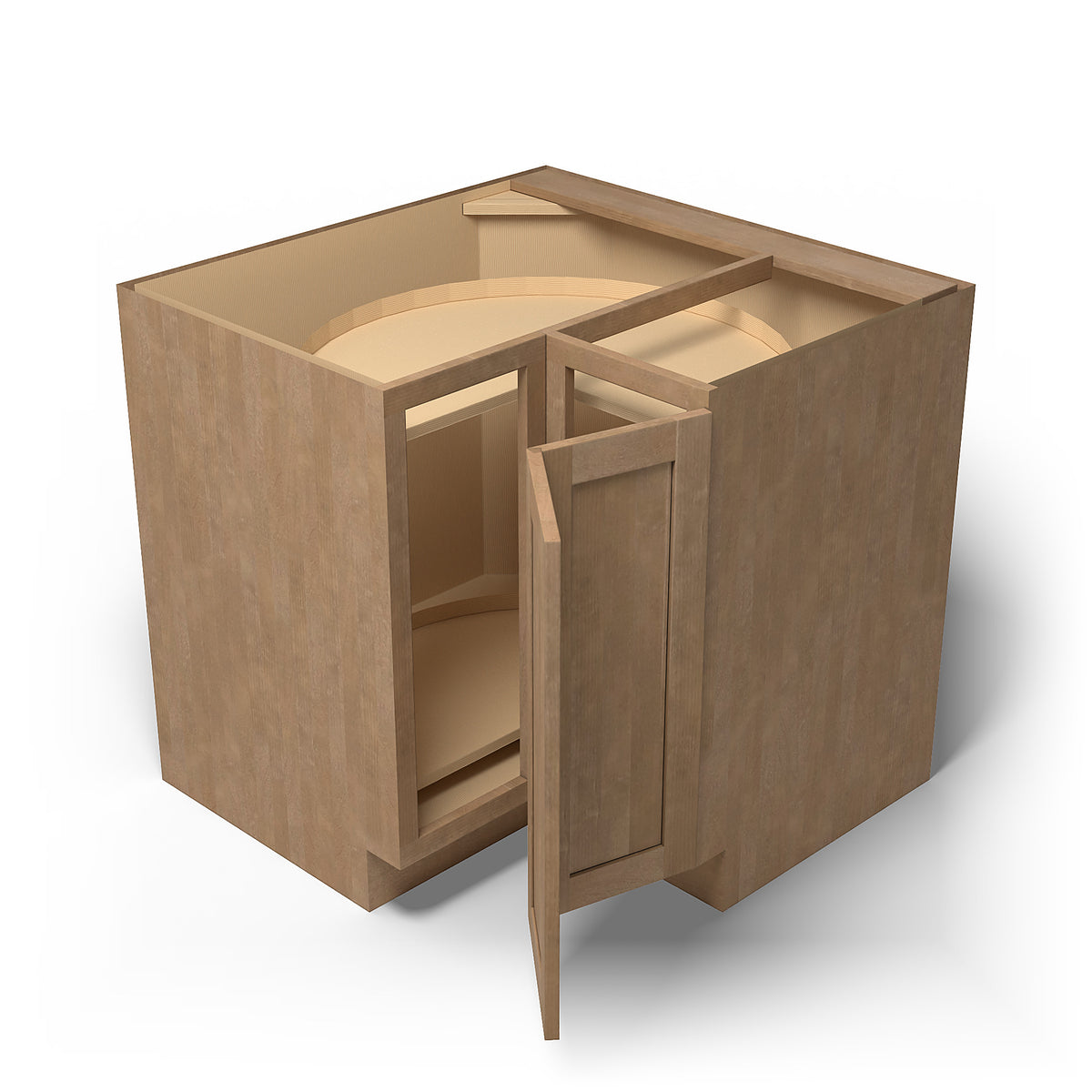 Special Order - 36" x 12" Lazy Susan Corner Base Cabinet Sonona Sand - DCB3612 Base Cabinets Corner Base Cabinets GHI Lazy Susan Sonona Sand Special Order SPSNS