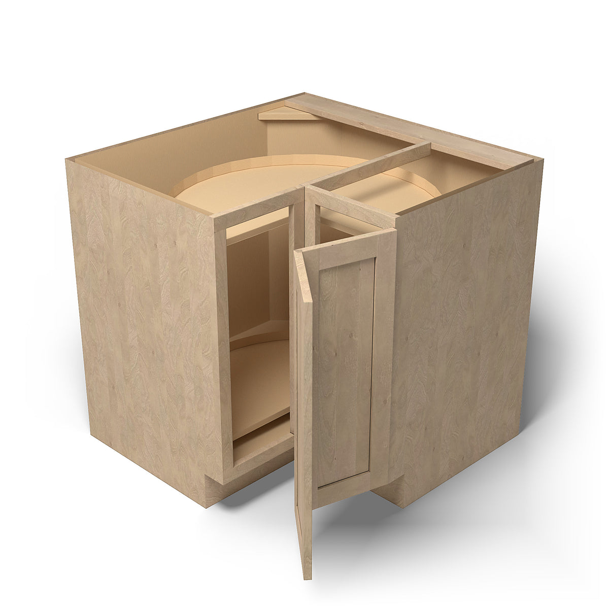 Special Order - 36" x 12" Lazy Susan Corner Base Cabinet Sonona Wheat - DCB3612 Base Cabinets Corner Base Cabinets GHI Lazy Susan Sonona Wheat Special Order SPSNW