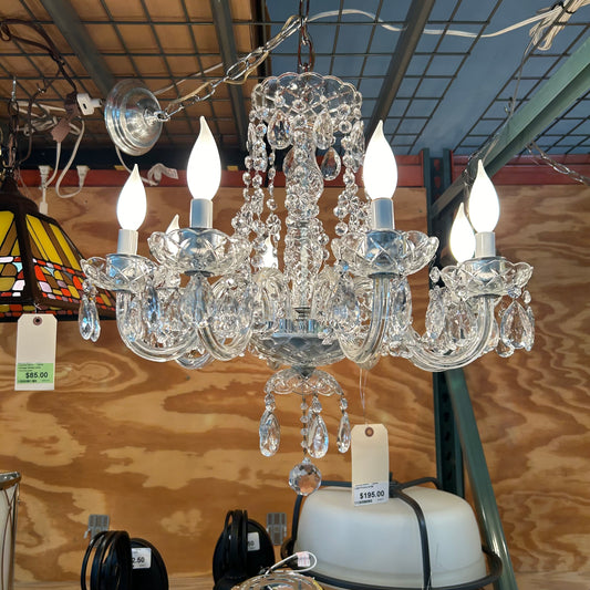 Clear Crystal Chandelier