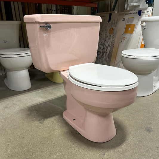 Vintage Pink Toilet