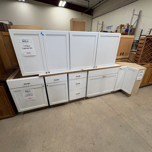 7 Pc. Cabinet Set