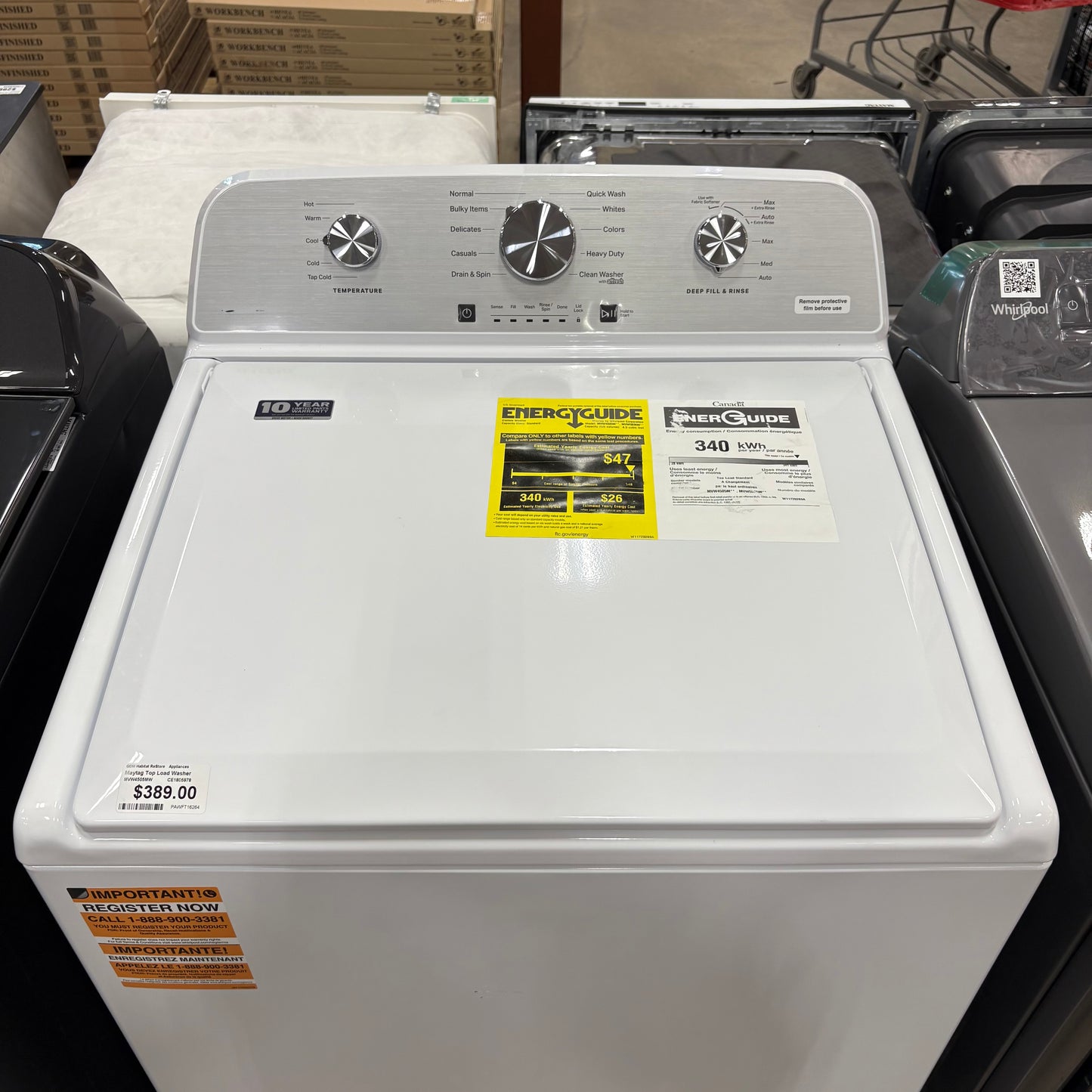 Maytag Top Load Washer