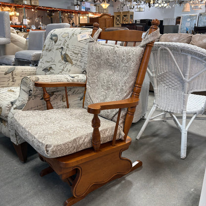 Snake Print Rocking Chair