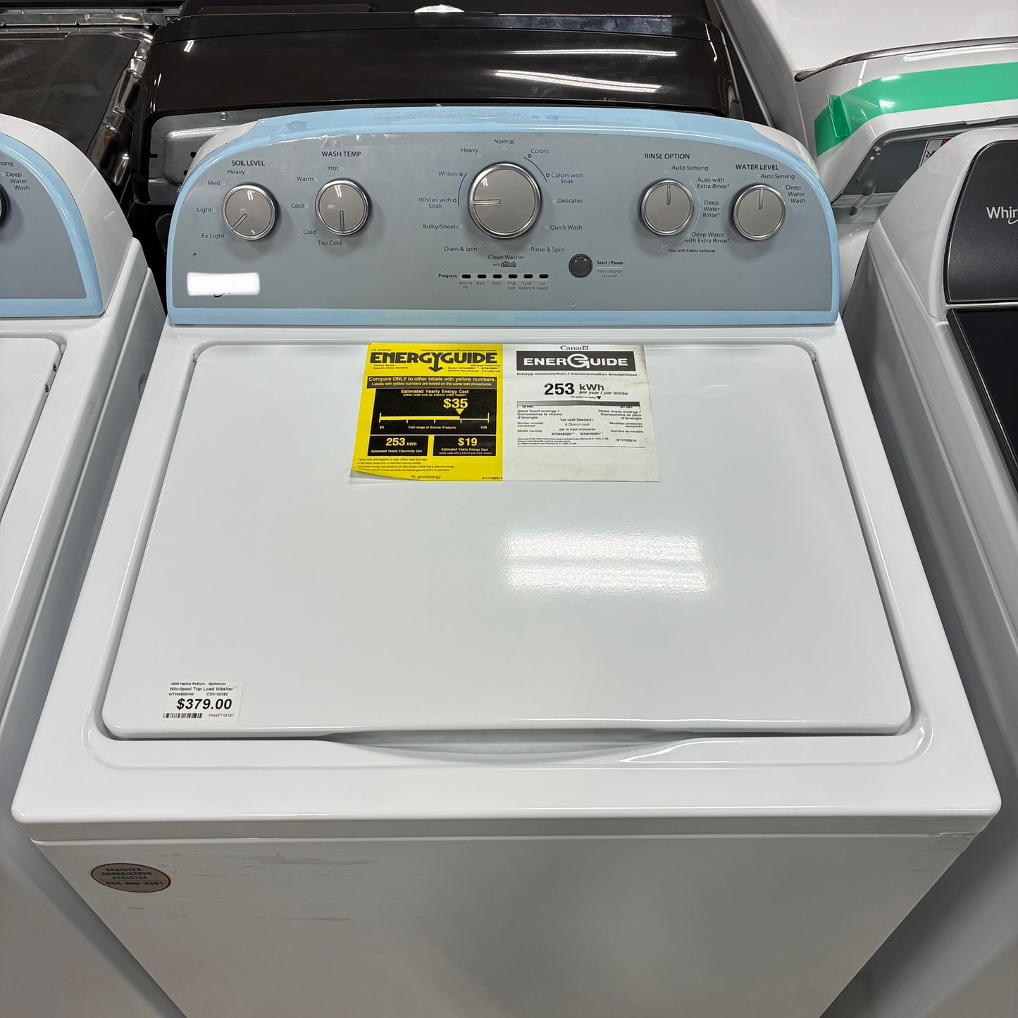 Whirlpool Top Load Washer