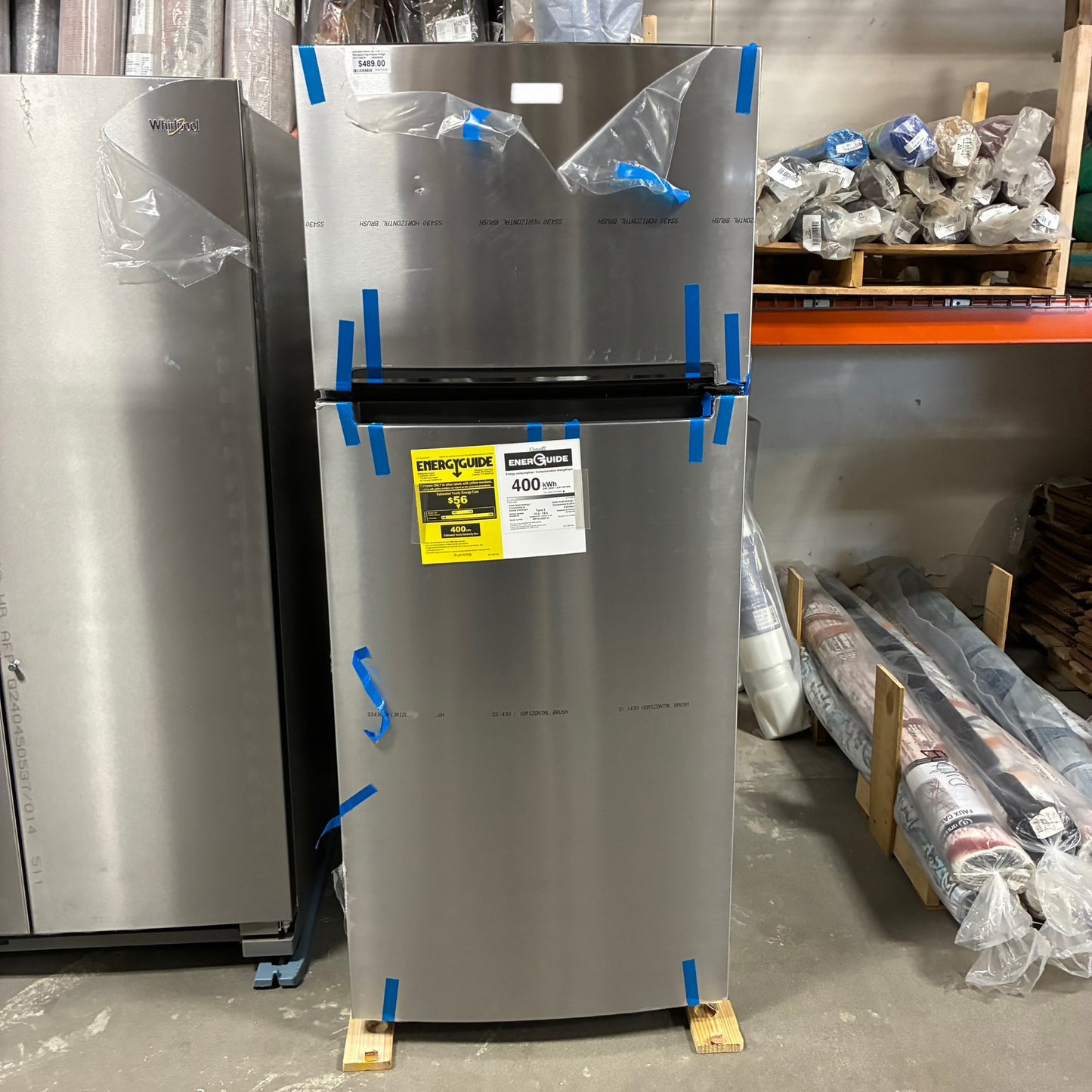 Whirlpool Top Freezer Fridge