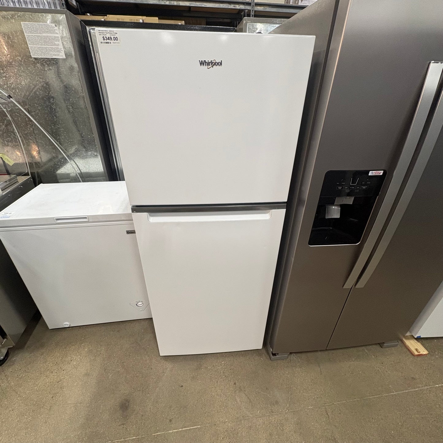 Whirlpool Top Freezer Fridge