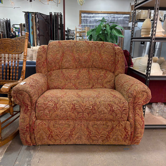 Red Tapestry Recliner