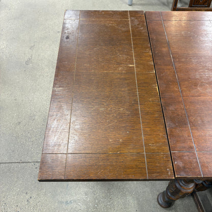 Antique Carved Oak Dining Set