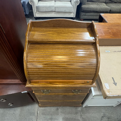 Wood Roll Top Desk