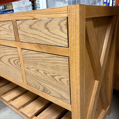 54" Solid Wood Vanity Base