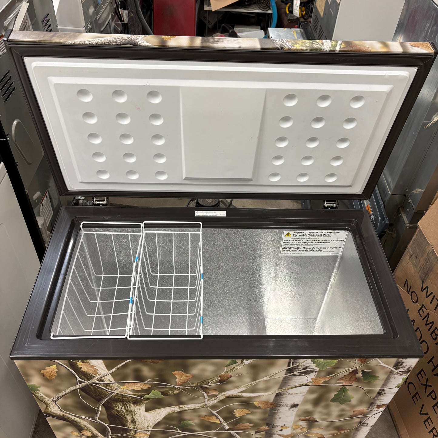 GE 7cuft Camo Chest Freezer