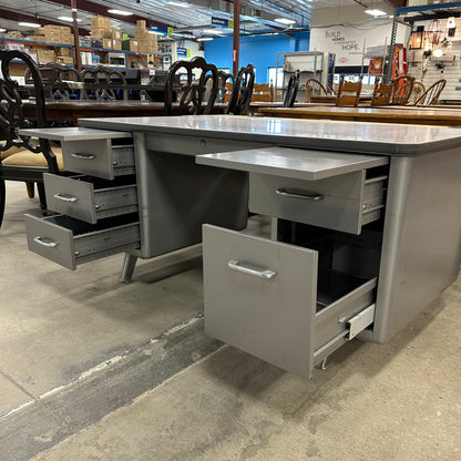MCM Allsteel Metal Tanker Desk