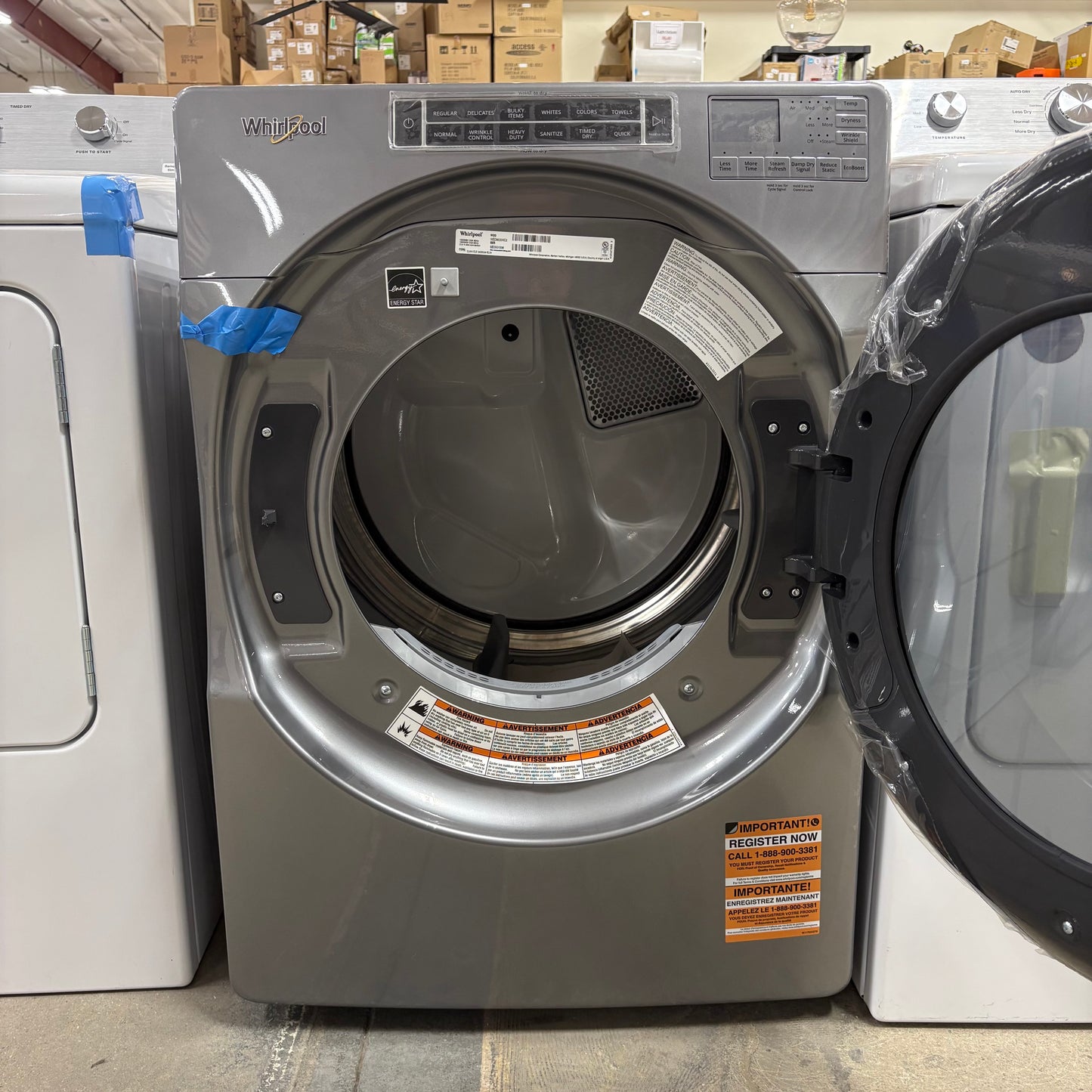 Whirlpool Elec Steam Dryer