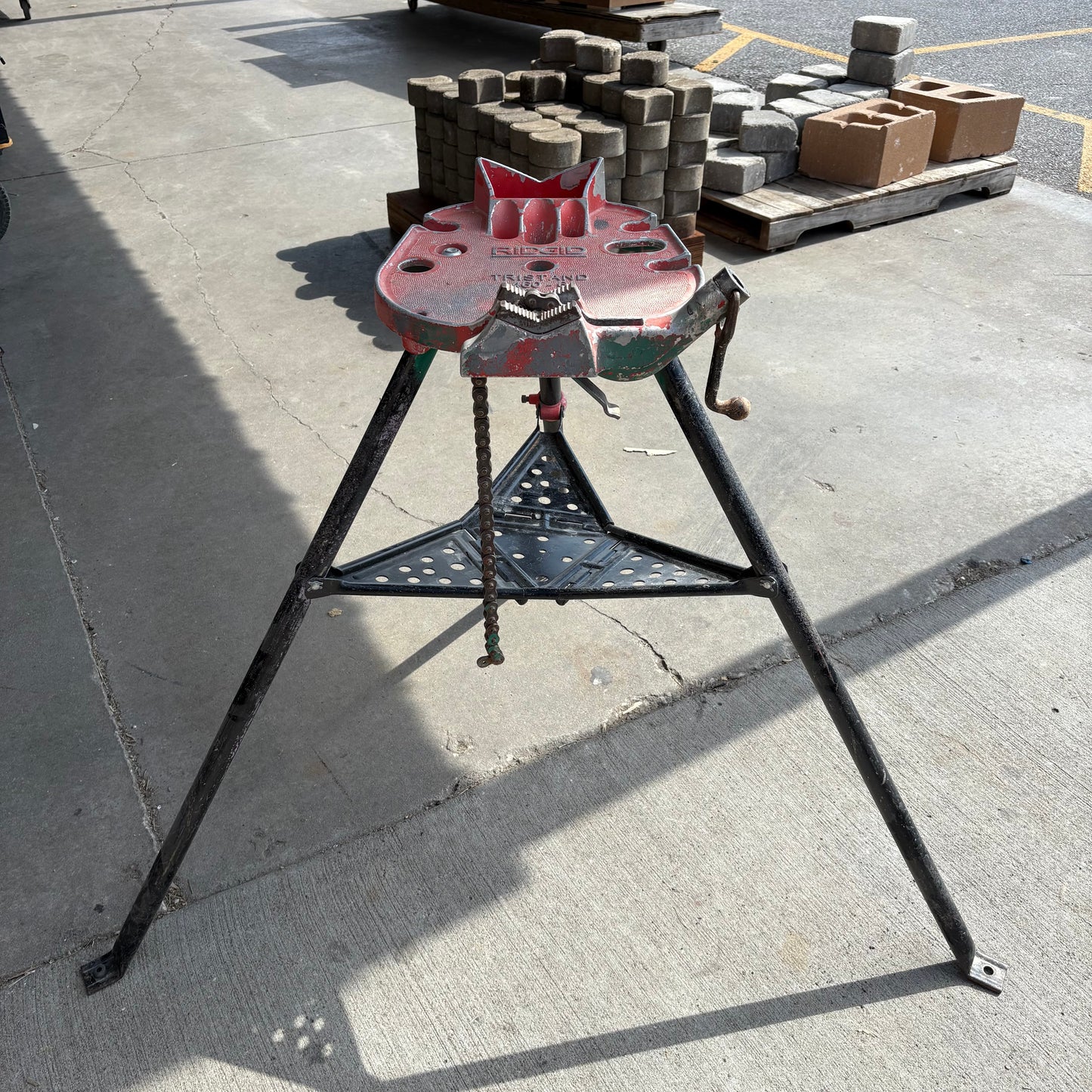 Ridgid TriStand Chain Vise