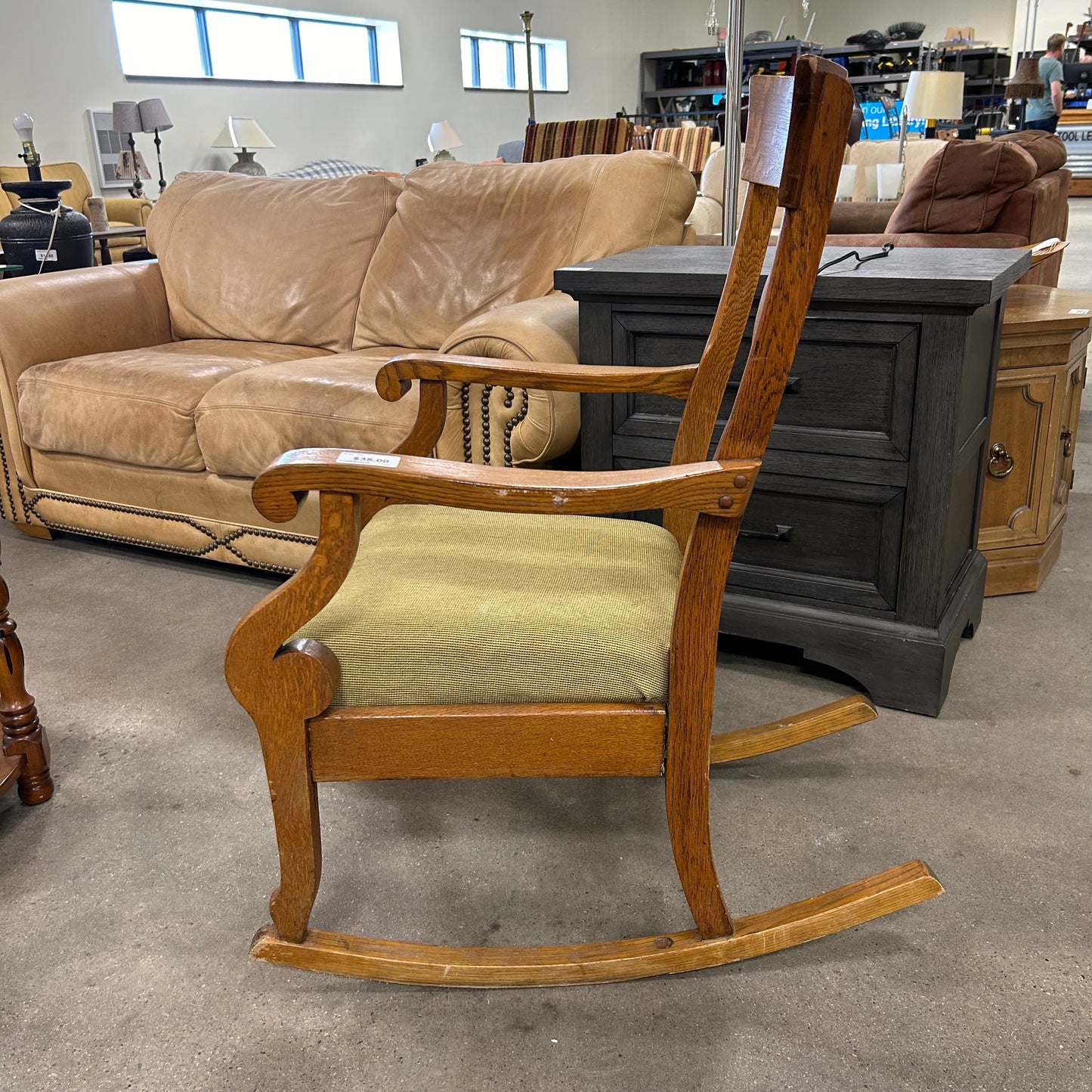 Cushioned Rocking Chair