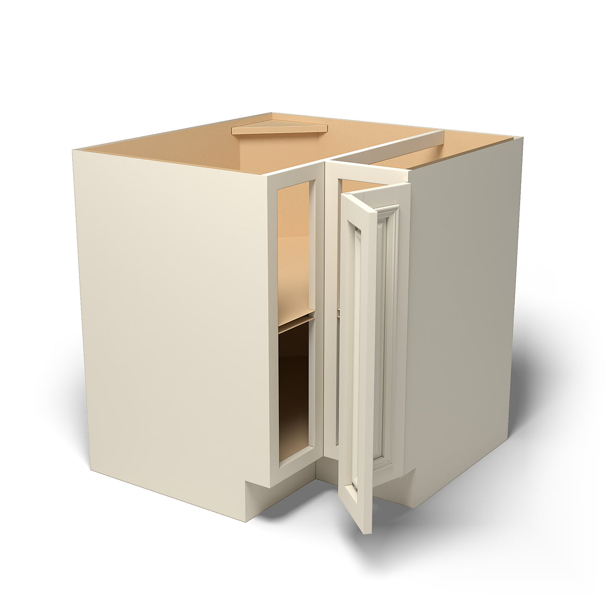 Special Order - 33" Easy Reach Corner Base Cabinet Nantucket Linen - ER3309 Base Cabinets Corner Base Cabinets GHI Nantucket Linen Special Order SPNTL Vanity Bases