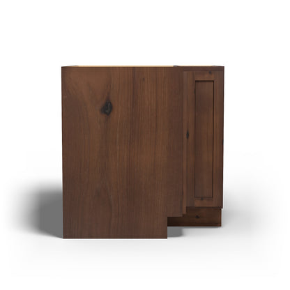 Special Order - 33" x 09" Easy Reach Corner Base Cabinet Rustic Walnut - ER3309 Base Cabinets Corner Base Cabinets GHI Rustic Walnut Special Order SPRWS