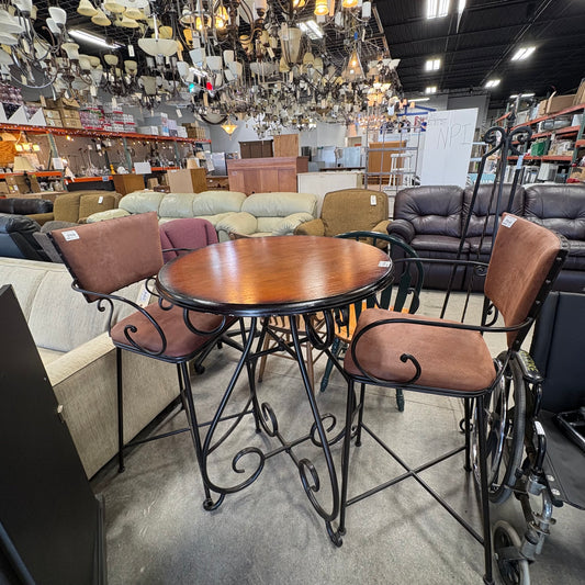 3pc Bar Stool Set w/ Table