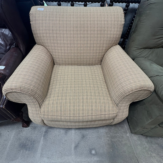 Plaid Upholstered Chair