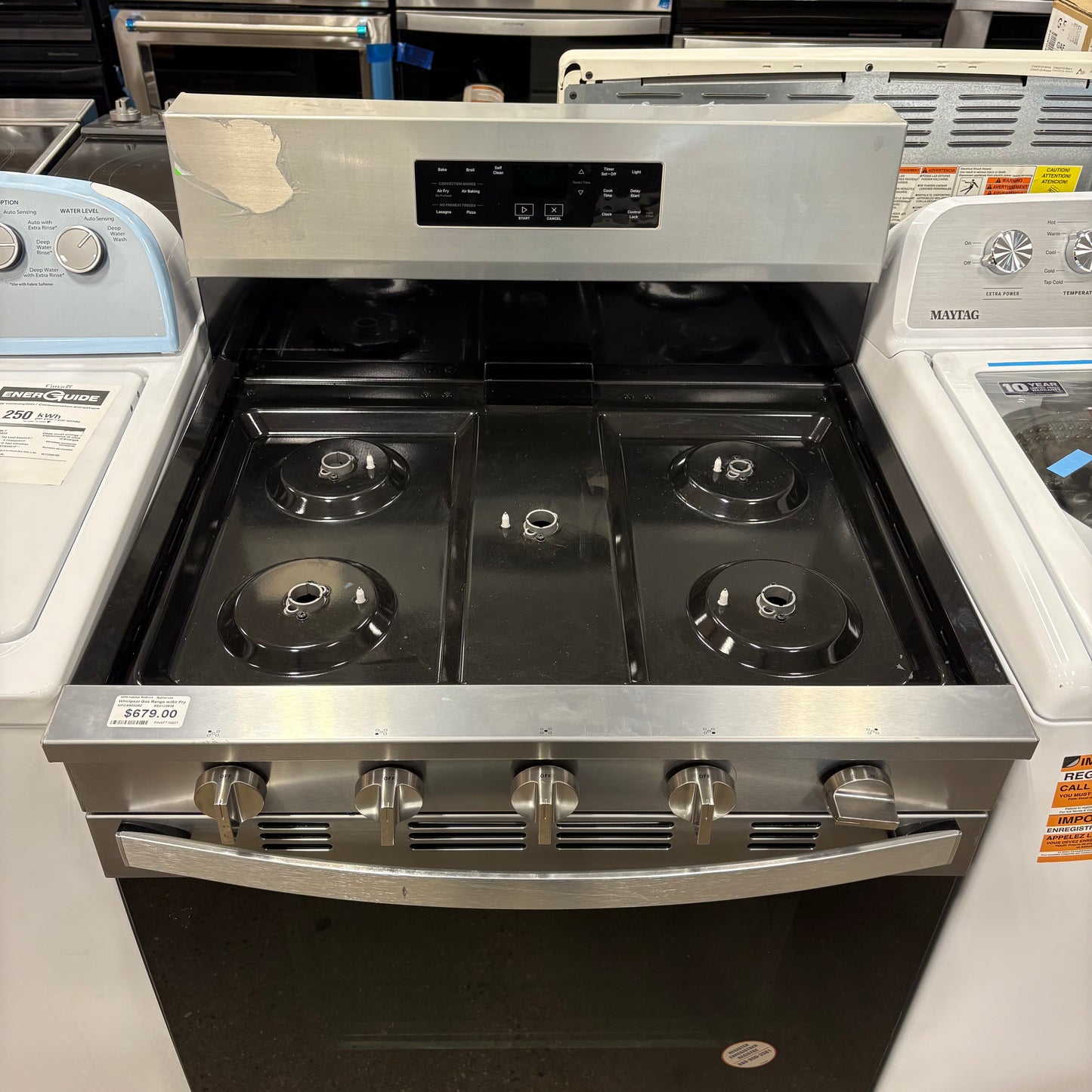 Whirlpool Gas Range w/Air Fry