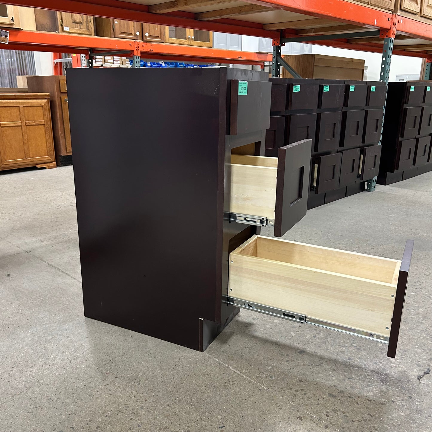 12" 3-Drawer Base Cabinet