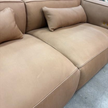 Joybird Brock Leather Sofa.