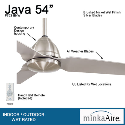 minkaAire Java 54" Ceiling Fan