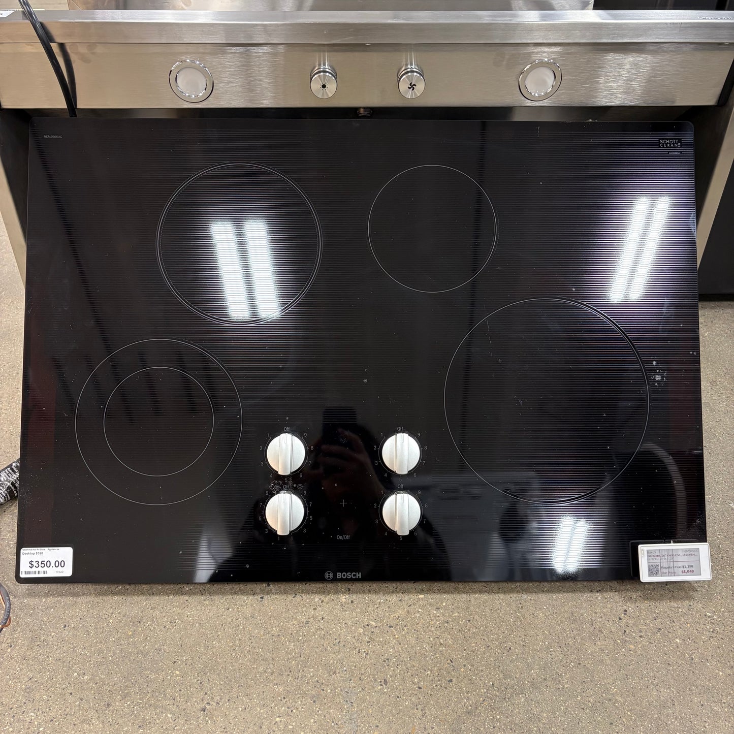 Bosch 30" Elec Cooktop