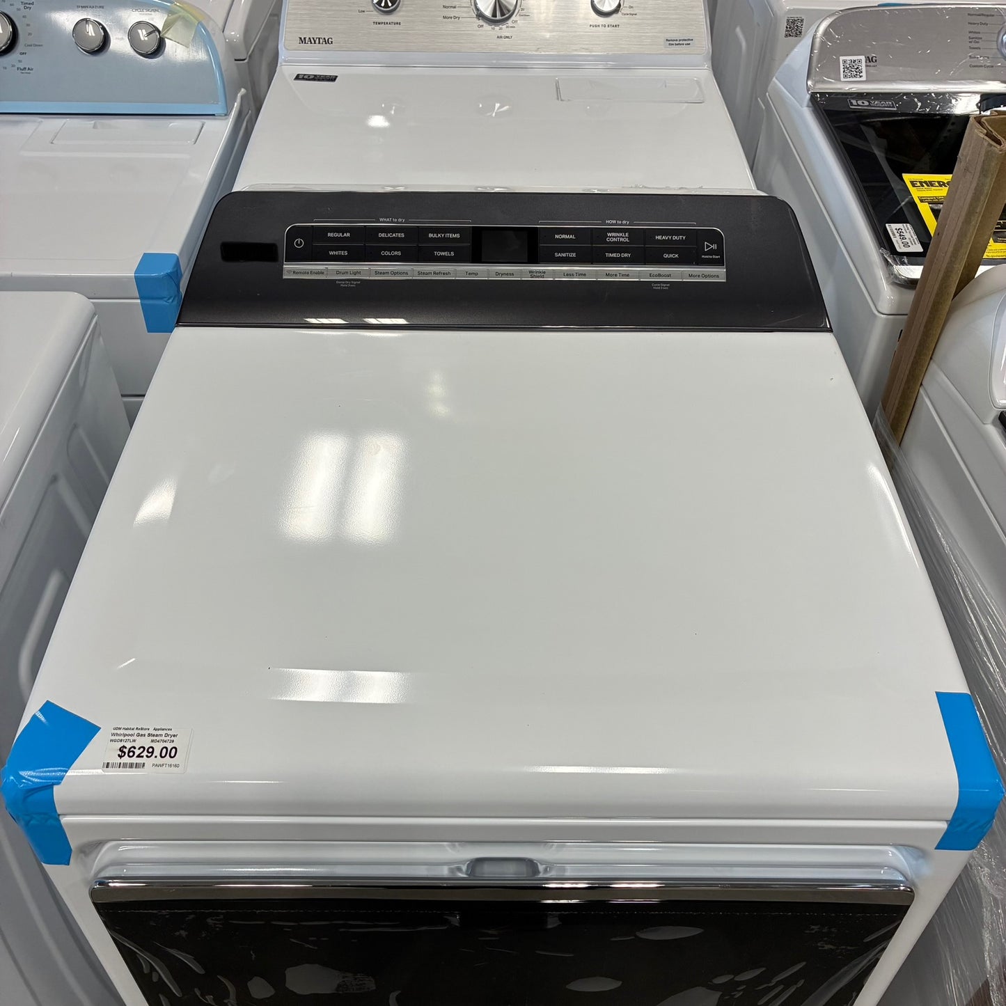 Whirlpool Gas Steam Dryer
