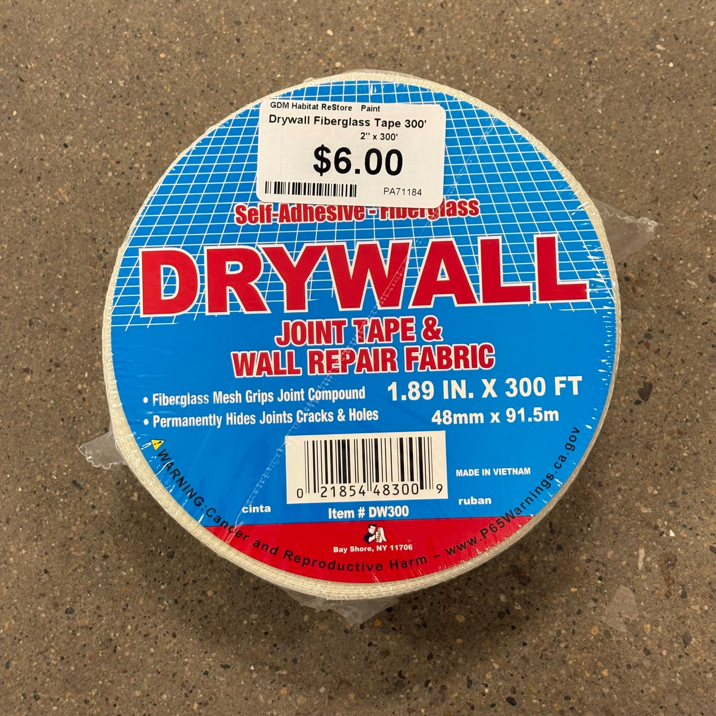 Drywall Fiberglass Tape 300'