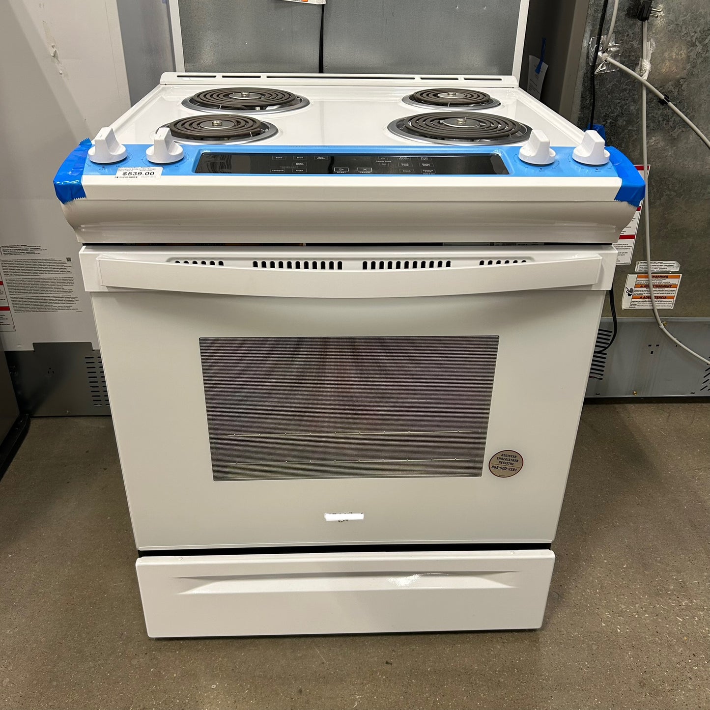 Whirlpool Slide-In Ele Range