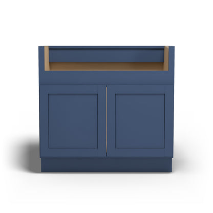 Special Order - 36" Farmhouse Sink Base Concord Blue - FSB36 Base Cabinets Concord Blue GHI Sink Bases SPCCB Special Order