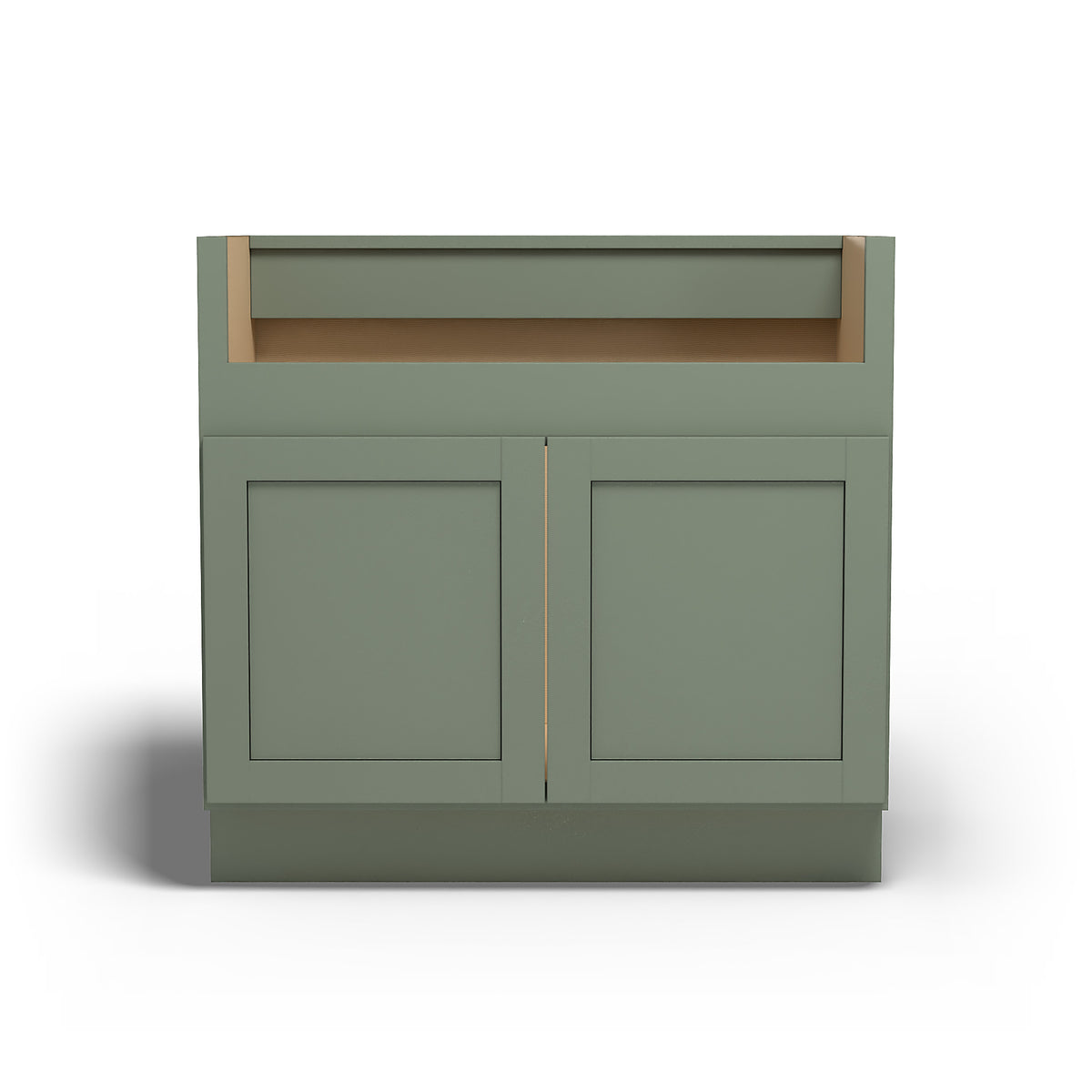 Special Order - 36" Farmhouse Sink Base Forest Green - FSB36