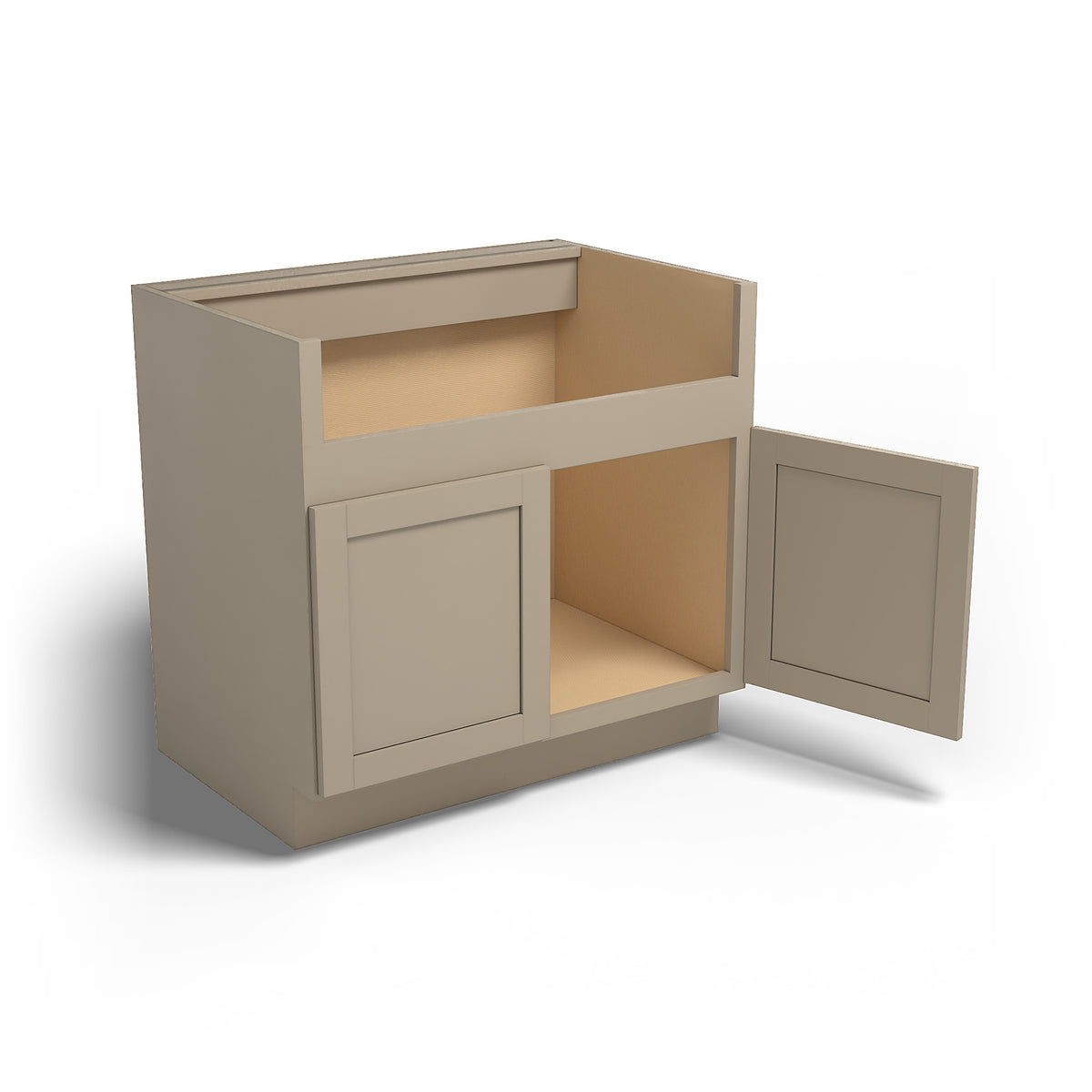 Special Order - 36" Farmhouse Sink Base Mojave Shaker - FSB36 Base Cabinets GHI Mojave Shaker Sink Bases Special Order SPMJS