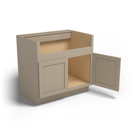 Special Order - 36" Farmhouse Sink Base Mojave Shaker - FSB36 Base Cabinets GHI Mojave Shaker Sink Bases Special Order SPMJS