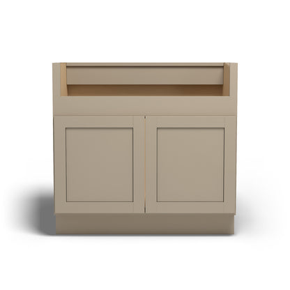 Special Order - 36" Farmhouse Sink Base Mojave Shaker - FSB36 Base Cabinets GHI Mojave Shaker Sink Bases Special Order SPMJS