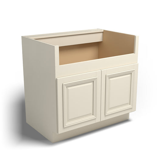 Special Order - 36" Farm House Sink Base Nantucket Linen - FSB36 Base Cabinets GHI Nantucket Linen Sink Bases Special Order SPNTL