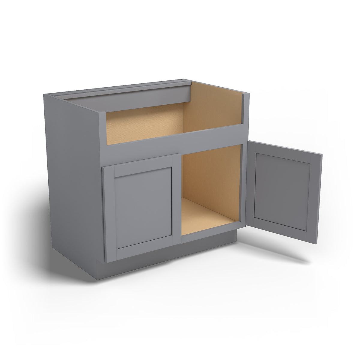 Special Order - 36" Farmhouse Sink Base Pacific Gray - FSB36 Base Cabinets GHI Pacific Gray Sink Bases Special Order SPPGS